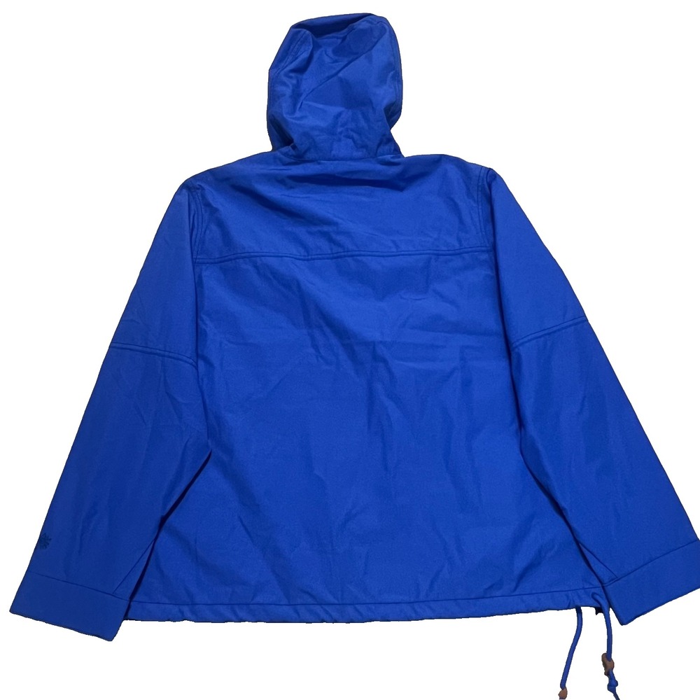 Alpine Design Anorak Pullover Jacket Mens L Blue Hooded Wind Water Resistant NWT - Picture 10 of 11